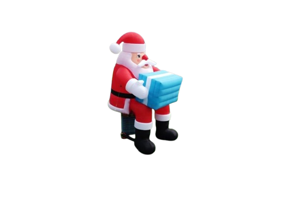 Vente structure gonflable décorative père noël