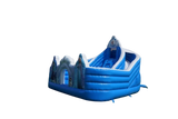 Vente château gonflable toboggan la reine des neiges