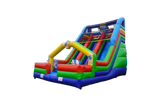 Vente château gonflable toboggan Schtroumpfs