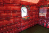 Vente structure gonflable décorative chalet de Noel