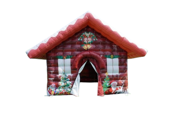 Vente structure gonflable décorative chalet de Noel