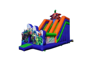 Vente château gonflable toboggan Minecraft