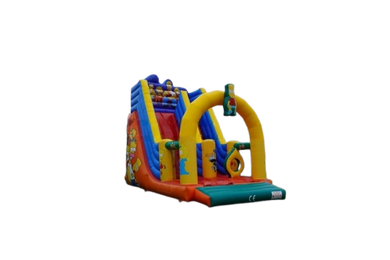 Vente château gonflable toboggan les Simpsons