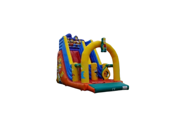 Vente château gonflable toboggan les Simpsons