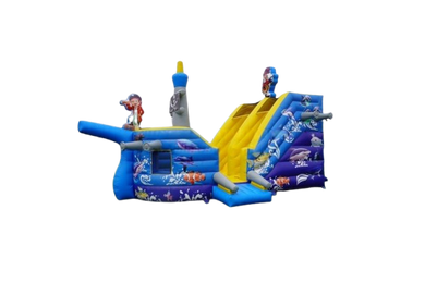 Vente château gonflable toboggan bateau pirate