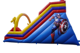 Vente château gonflable toboggan Super héros