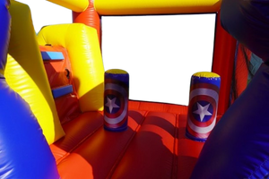 Vente château gonflable combo "Avengers"