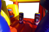 Vente château gonflable combo "Avengers"