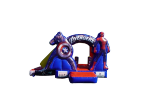 Vente château gonflable combo "Avengers"