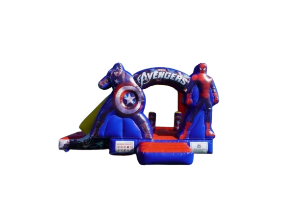Vente château gonflable combo "Avengers"