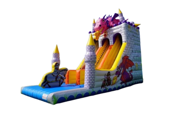 Vente château gonflable toboggan château du dragon