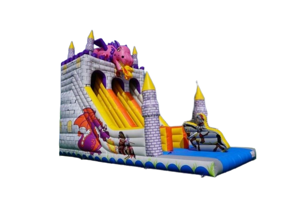 Vente château gonflable toboggan château du dragon