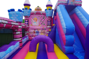 Vente château gonflable combo "princesse"