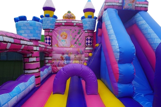 Vente château gonflable combo "princesse"