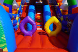 Vente château gonflable toboggan Mario