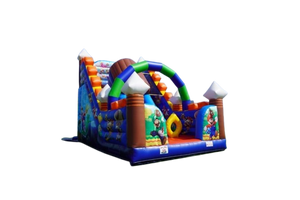 Vente château gonflable toboggan Mario