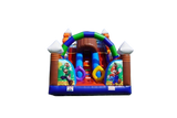 Vente château gonflable toboggan Mario