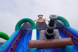 Vente château gonflable toboggan pirate