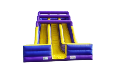 Vente château gonflable toboggan purple