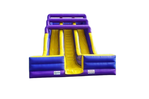 Vente château gonflable toboggan purple