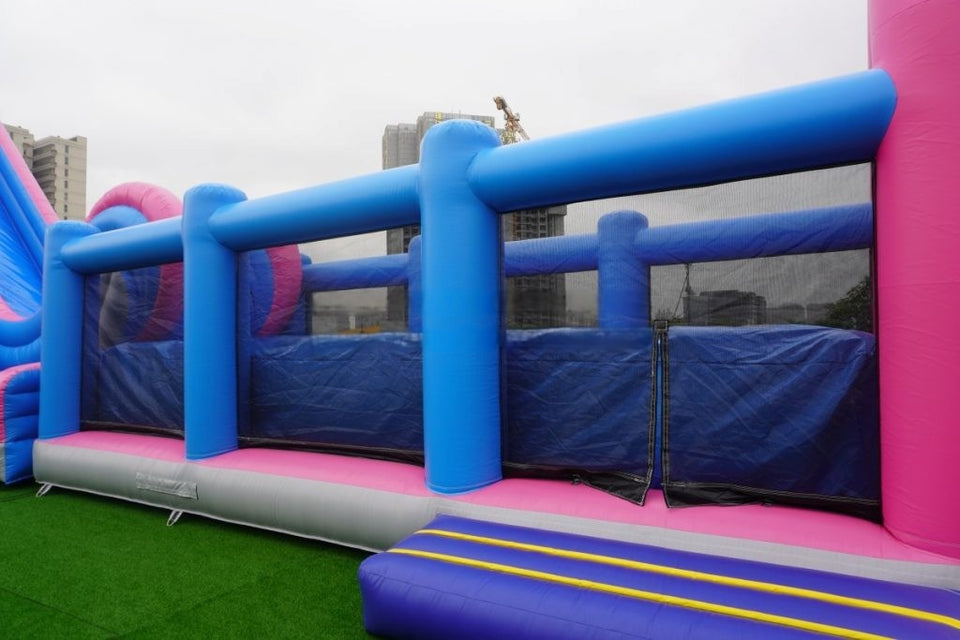 Vente toboggan gonflable jump extrême