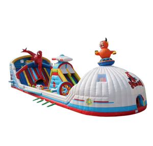 Vente château gonflable toboggan Spiderman