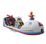 Vente château gonflable toboggan Spiderman