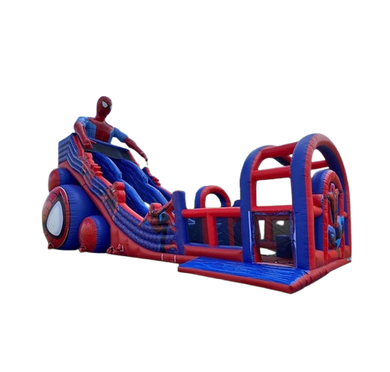 Vente château gonflable toboggan Spiderman