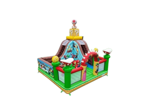 Vente château gonflable toboggan Mario