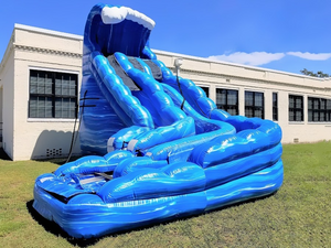 Vente château gonflable toboggan aquatique Curve Speed