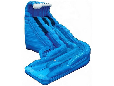 Vente château gonflable toboggan aquatique Curve Speed