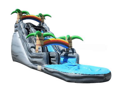 Vente château gonflable toboggan aquatique