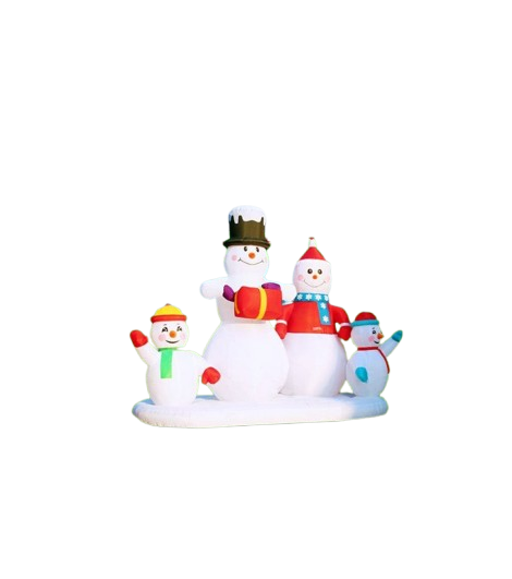 Vente structure gonflable décorative "Bonhomme de neige"