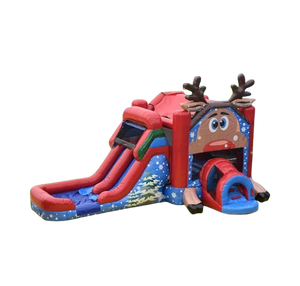Vente Château gonflable combo "Rennes de Noel"