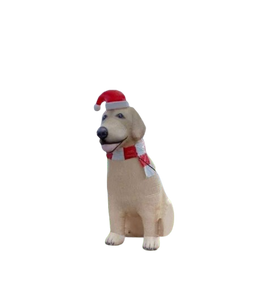 Vente structure gonflable décorative "chien de noël"