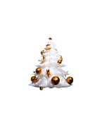 Vente structure gonflable décorative "sapin de noël blanc"