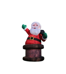 Vente structure gonflable décorative "père noël"