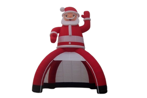 Vente structure gonflable décorative "tente père noël"