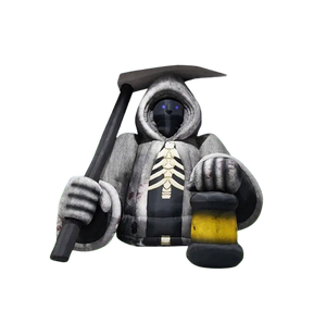 Vente structure gonflable décorative "faucheuse halloween"