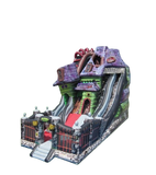 Vente Château gonflable toboggan "le manoir Halloween"