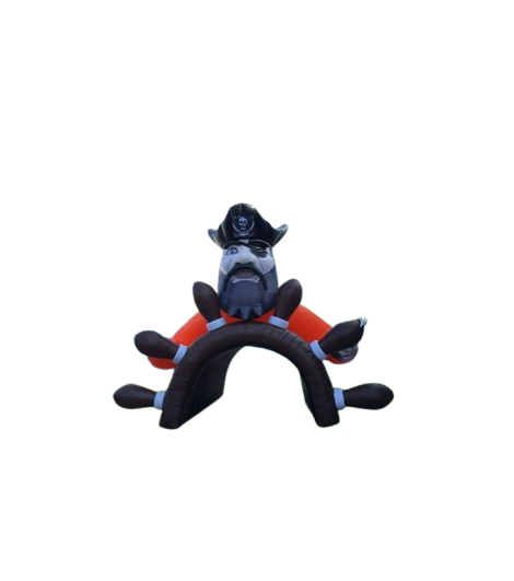 Vente tente gonflable tunnel pirate