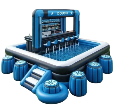 Vente bar gonflable pool bar