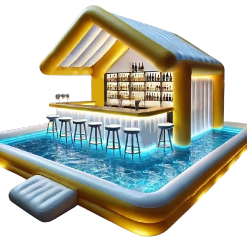 Vente bar gonflable pool bar