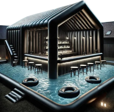 Vente bar gonflable pool bar