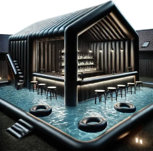 Vente bar gonflable pool bar