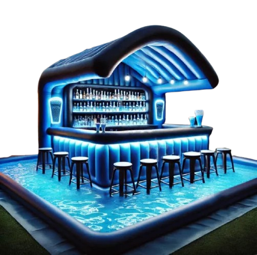 Vente bar gonflable pool bar