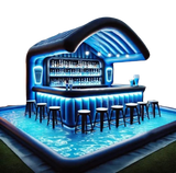 Vente bar gonflable pool bar