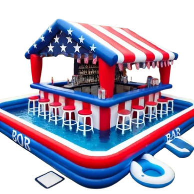 Vente bar gonflable pool bar