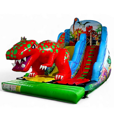 Vente château gonflable toboggan dinosaure T-rex