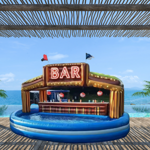 Vente bar gonflable tropical